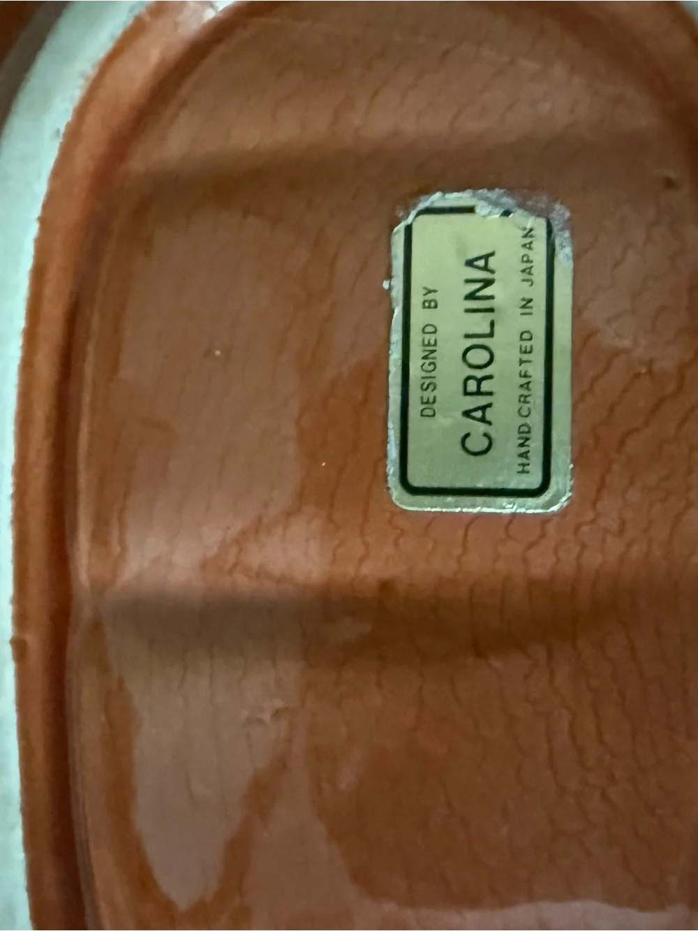 Whimsical Ceramic Orange Soap Dish with Mouse Accent